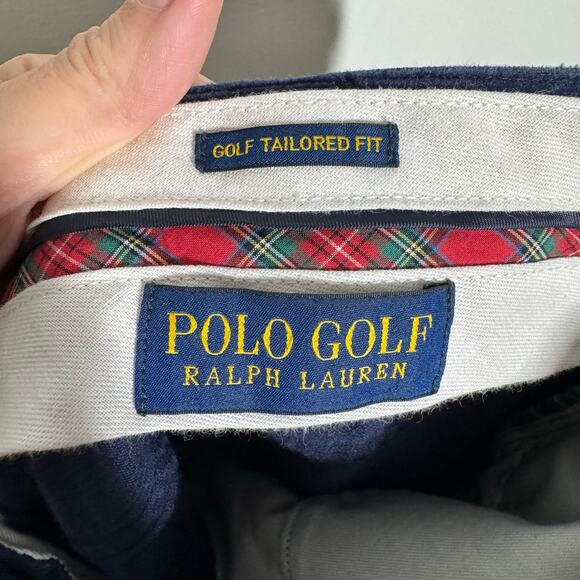 Polo Ralph Lauren Men 40/32 Blue Navy Golf Tailored Fit Preppy Old Money Minimal - Picture 5 of 9